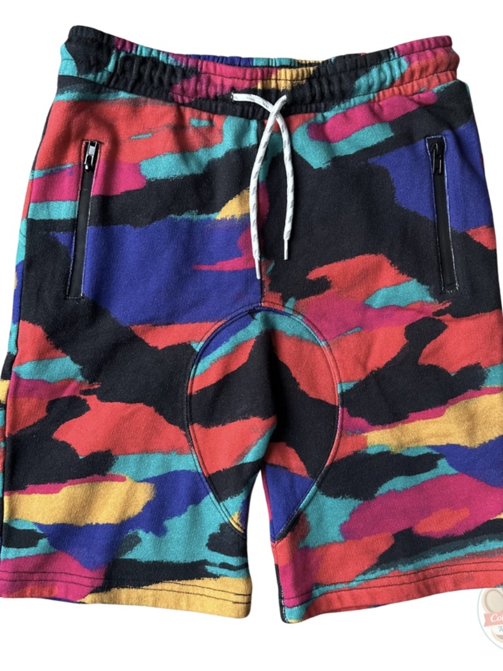 Appaman - Kids Multicolor Abstract Camo Print Casual Shorts